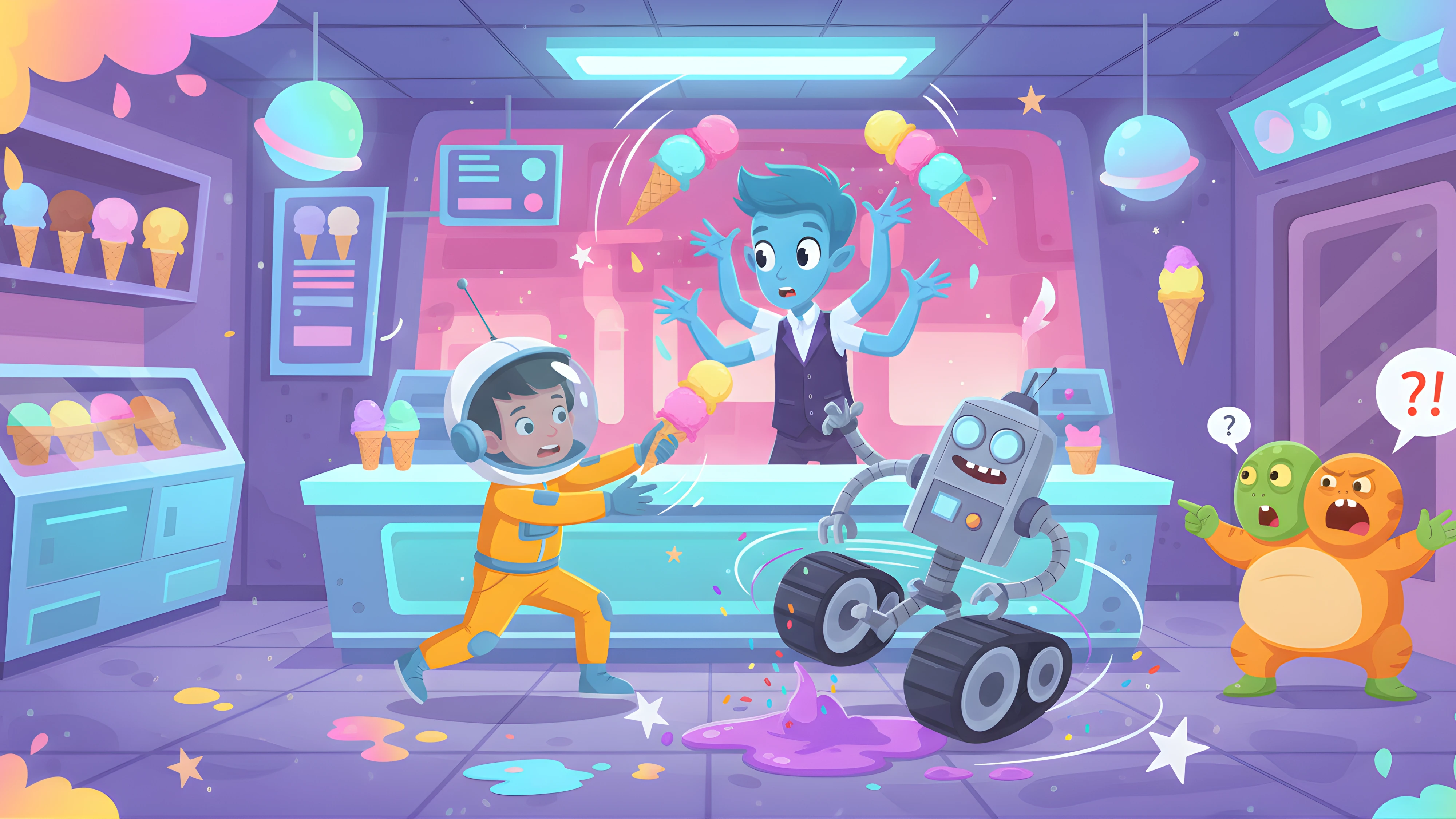 Intergalactic Ice Cream Incident