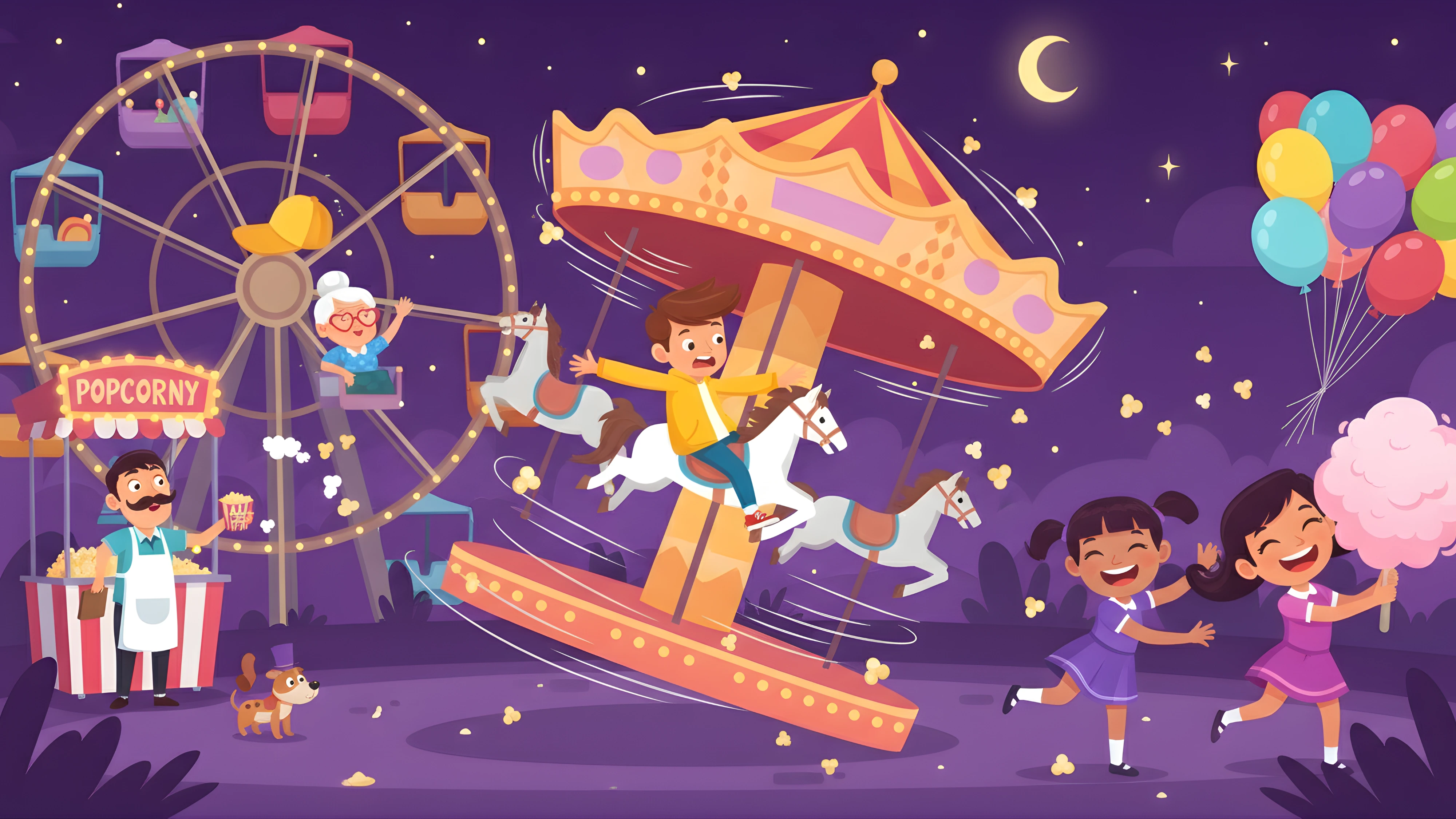 Magical Fairground Night