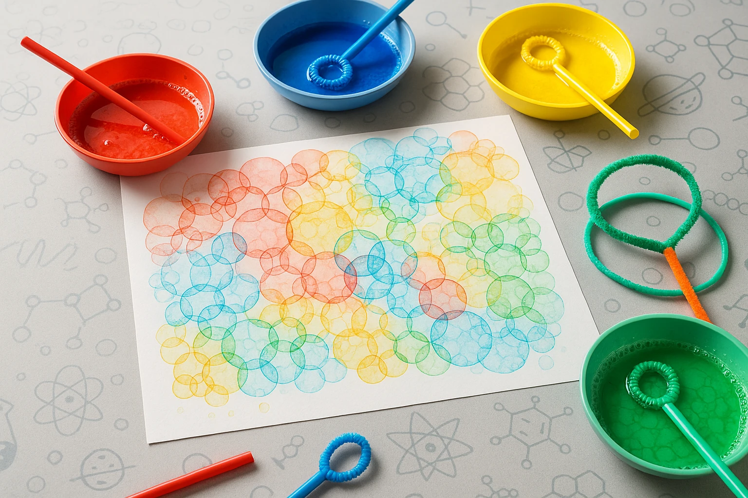 Bubble Art Geometry