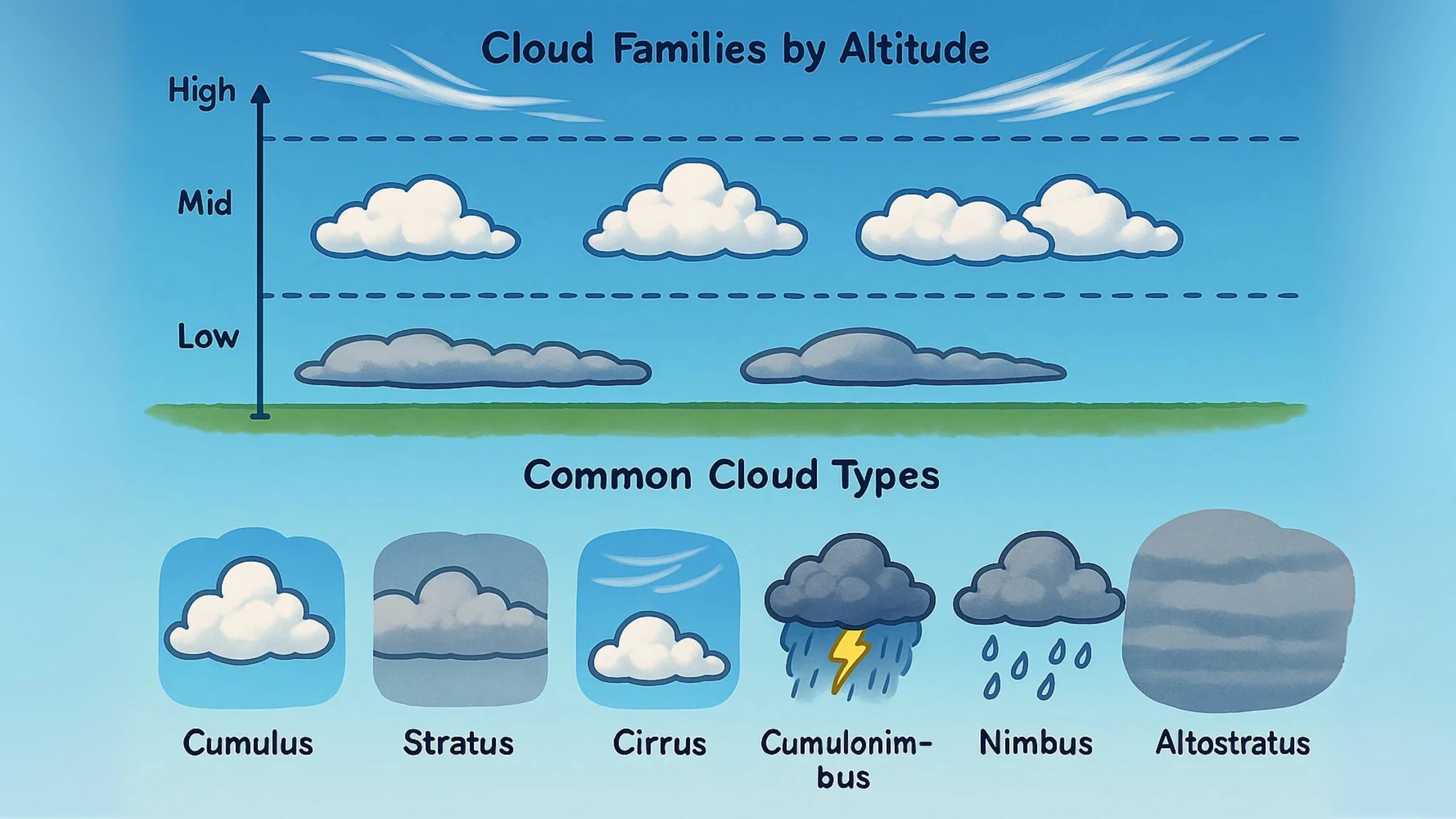 Cloud Types Diagram