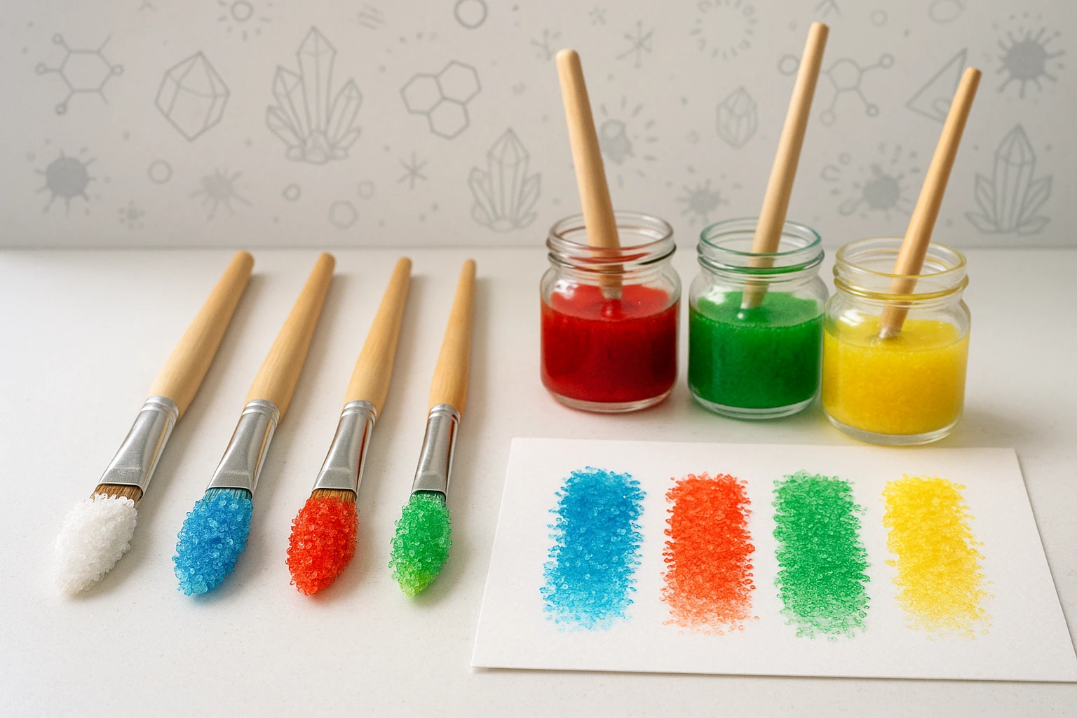 Crystal Paint Brushes