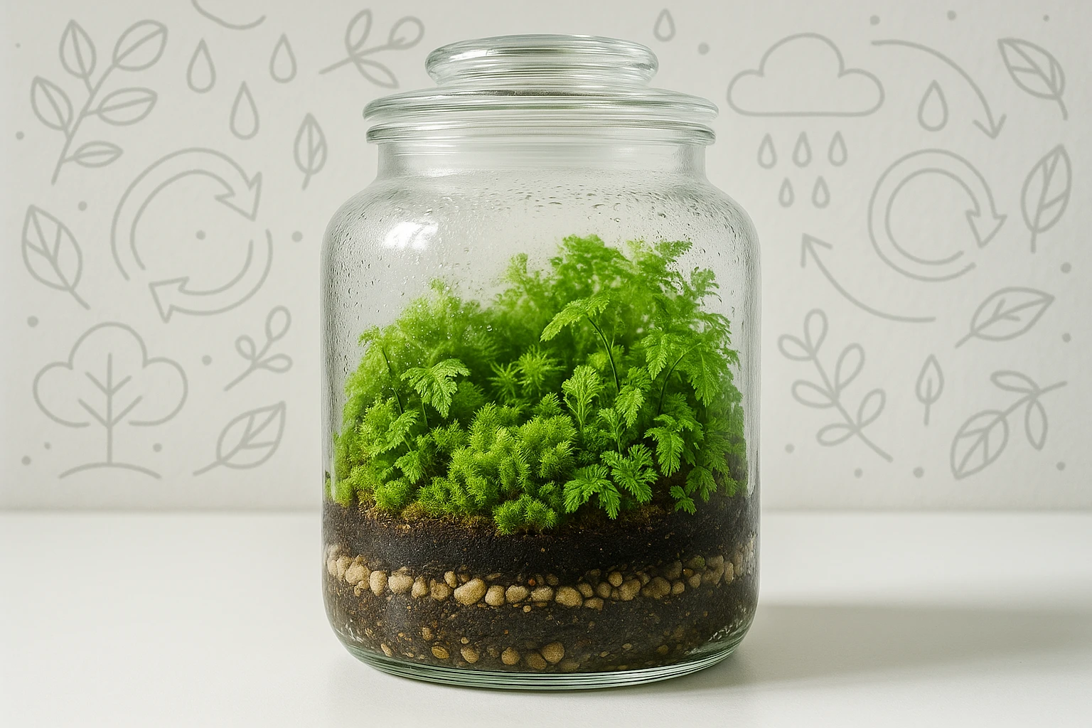 Ecosystem in a Bottle