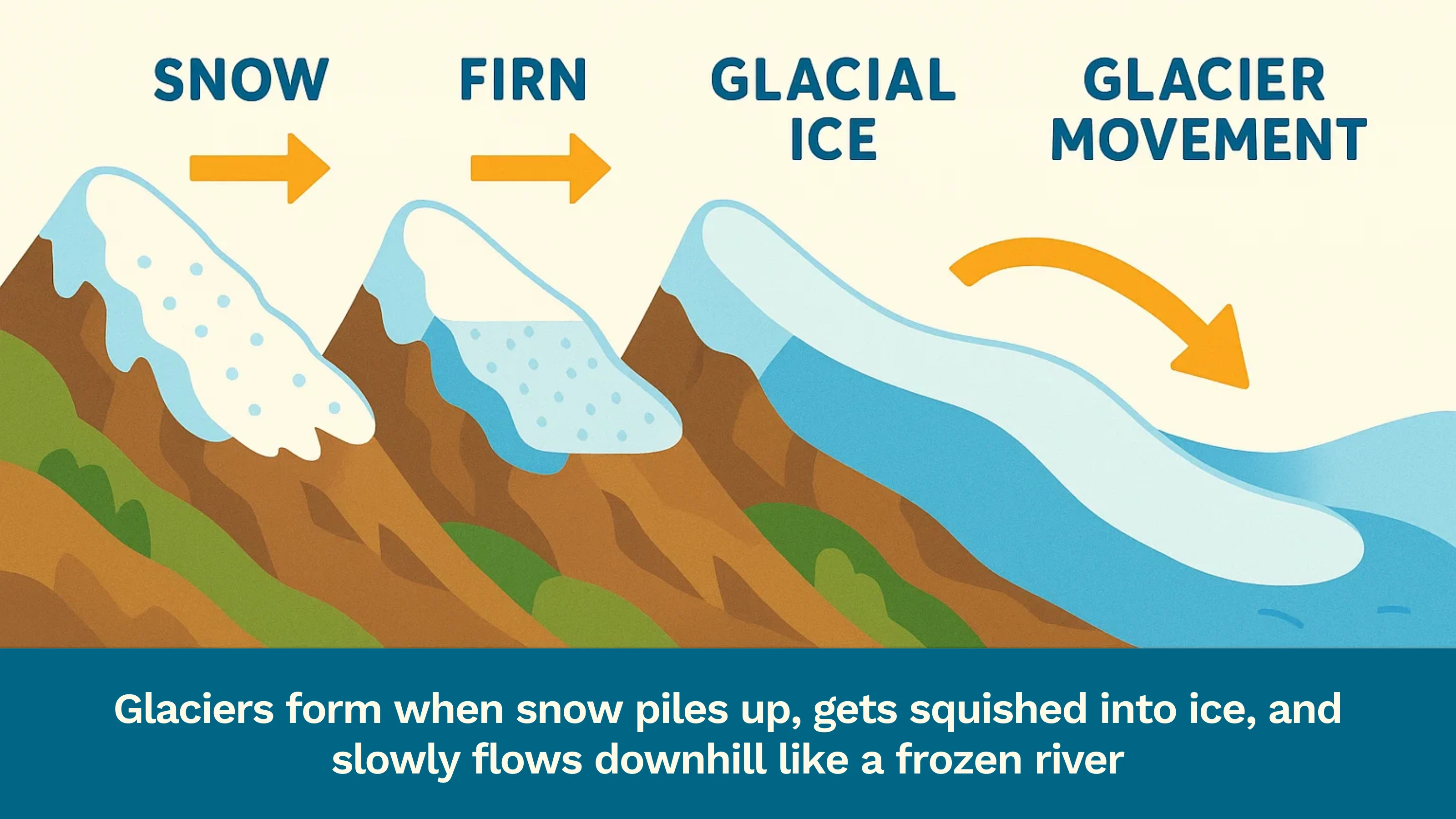Glacier Formation Process