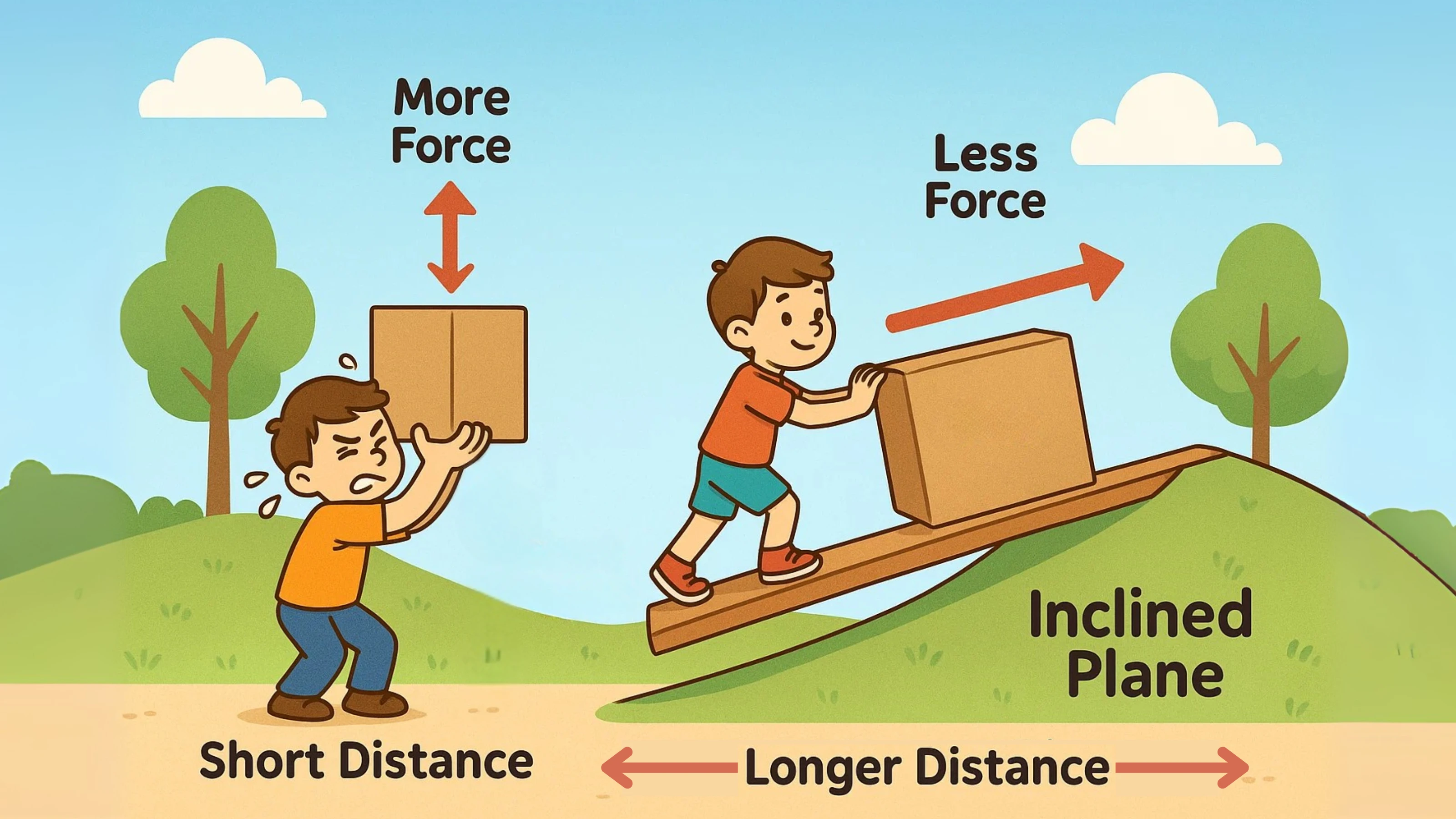 Inclined Planes Diagram