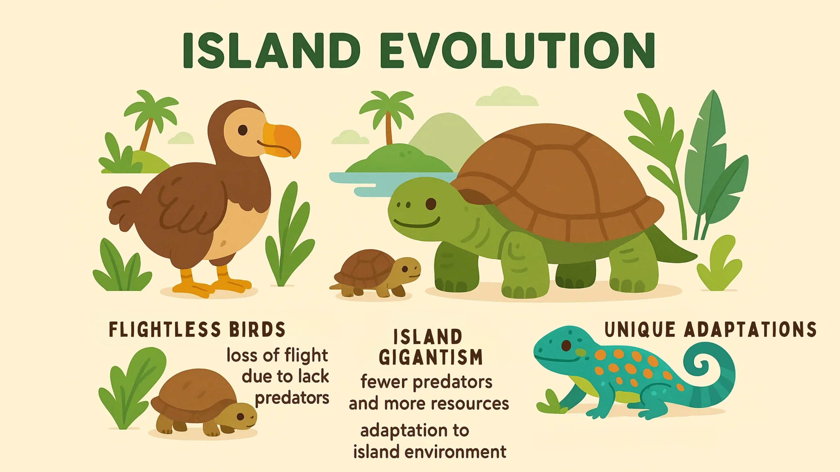 Island Evolution Examples