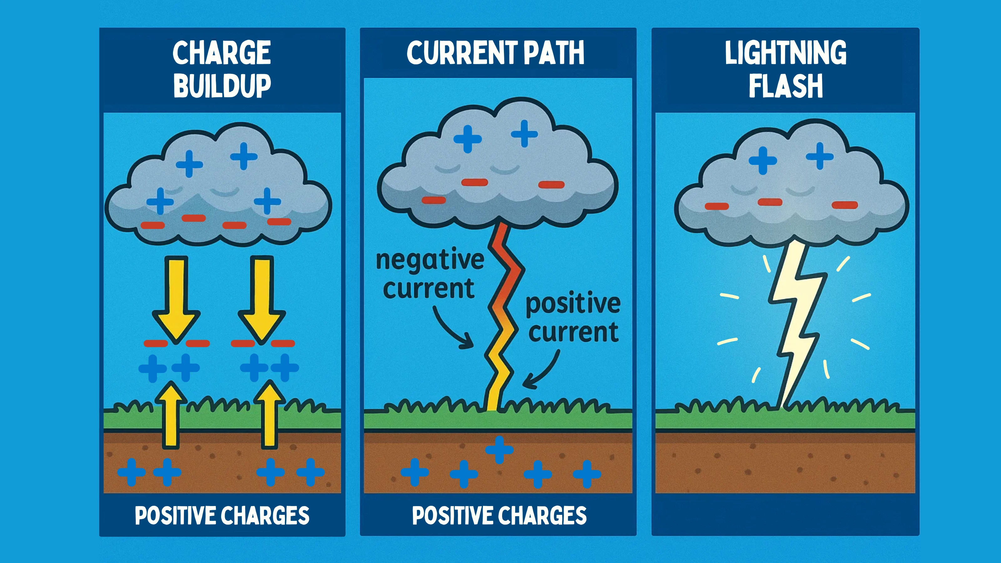 Lightning Formation Process