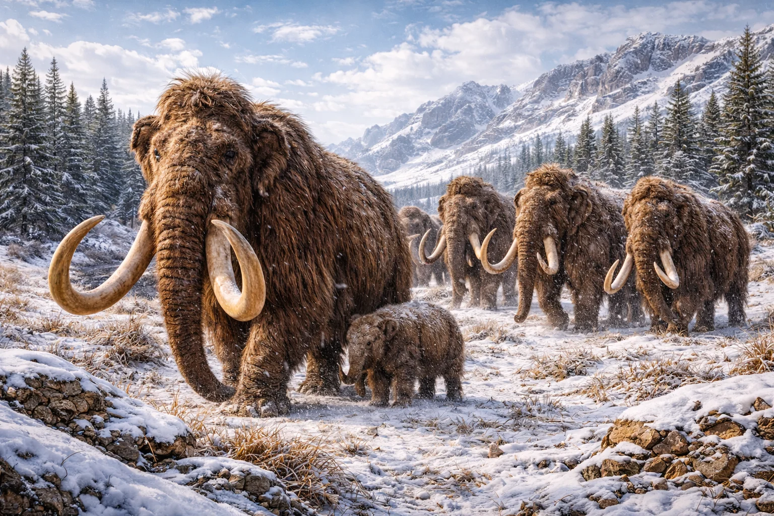 Herd of Mammoths
