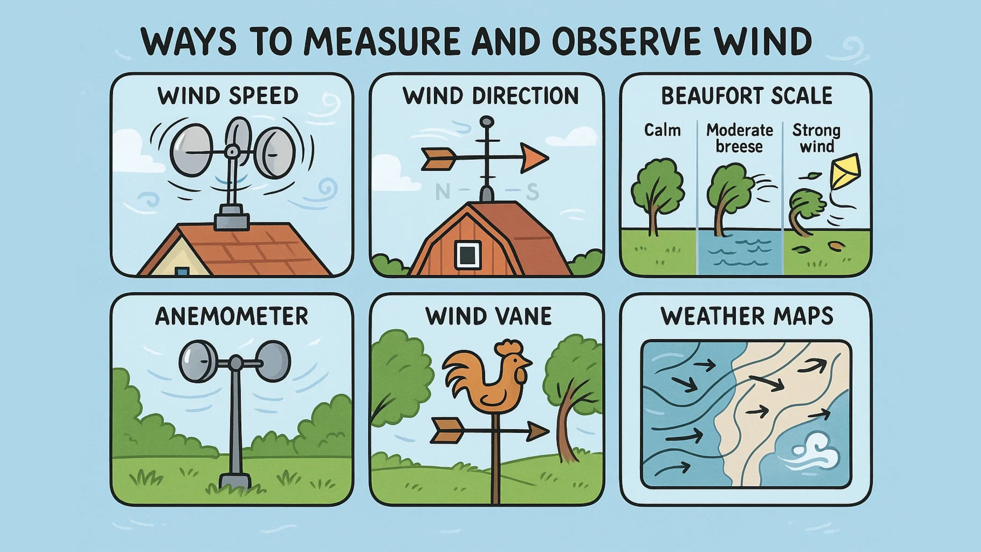 Ways to Measure Wind Diagram