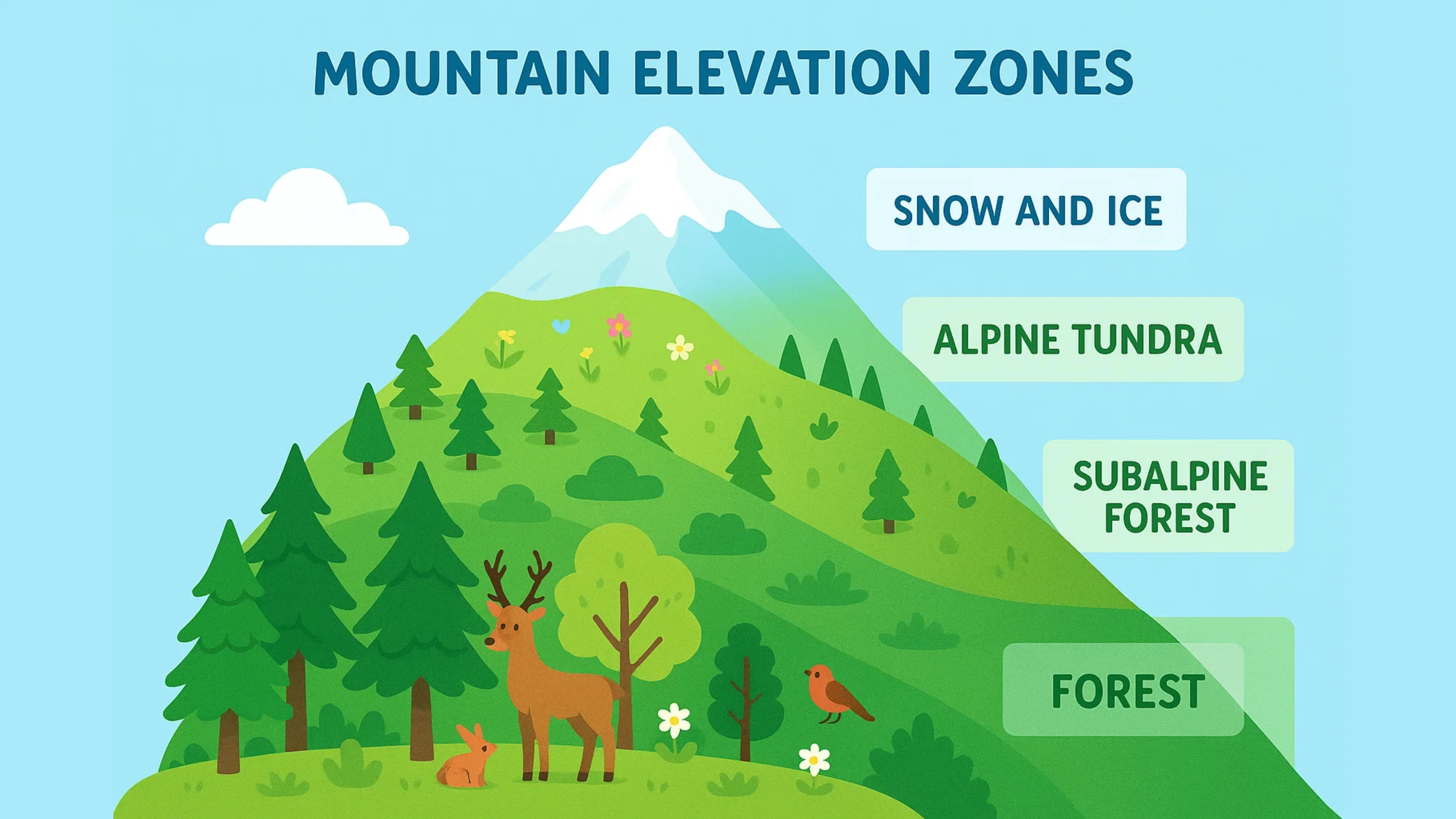 Mountain Elevation Zones