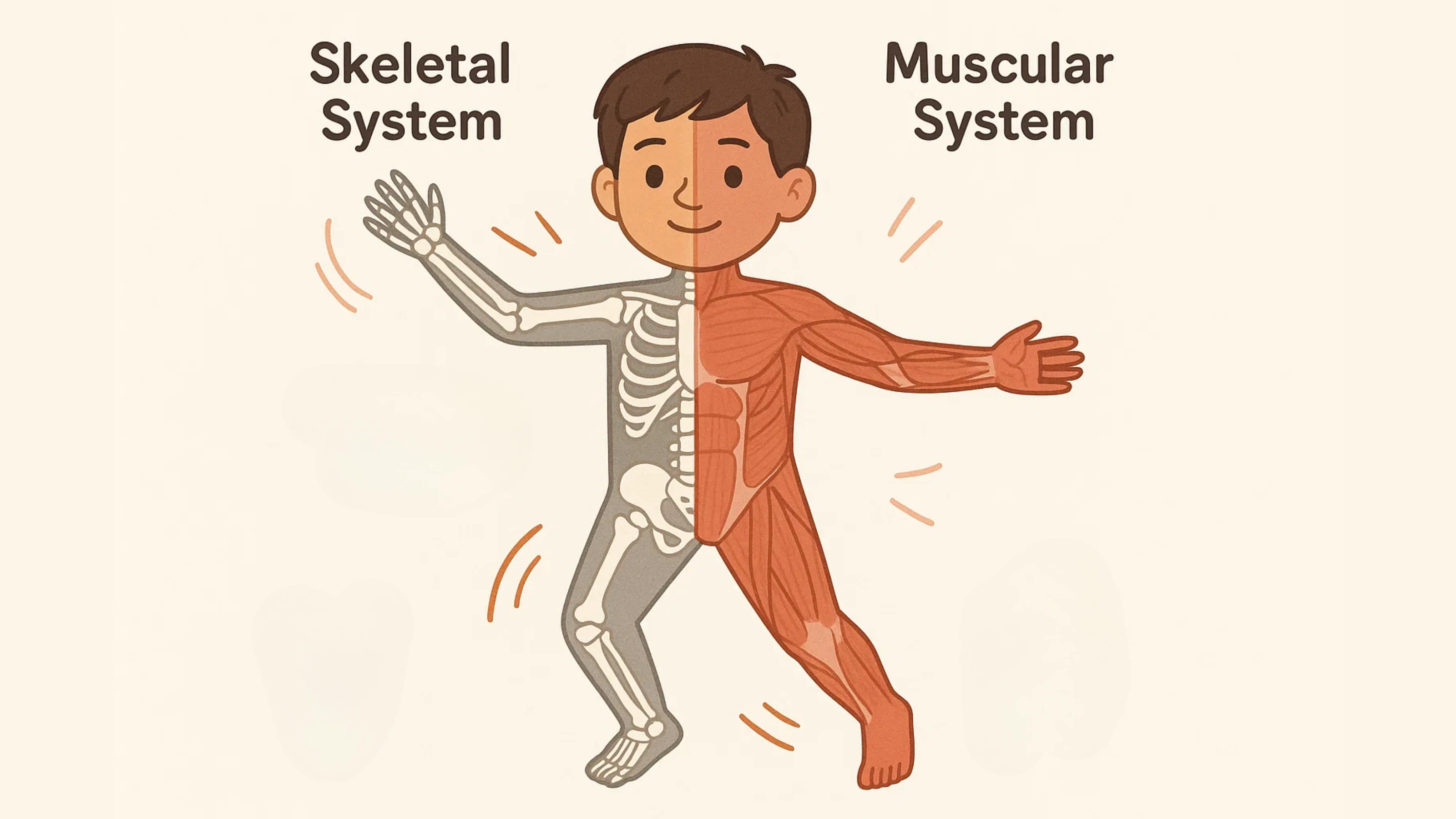 Muscular Skeletal System Diagram