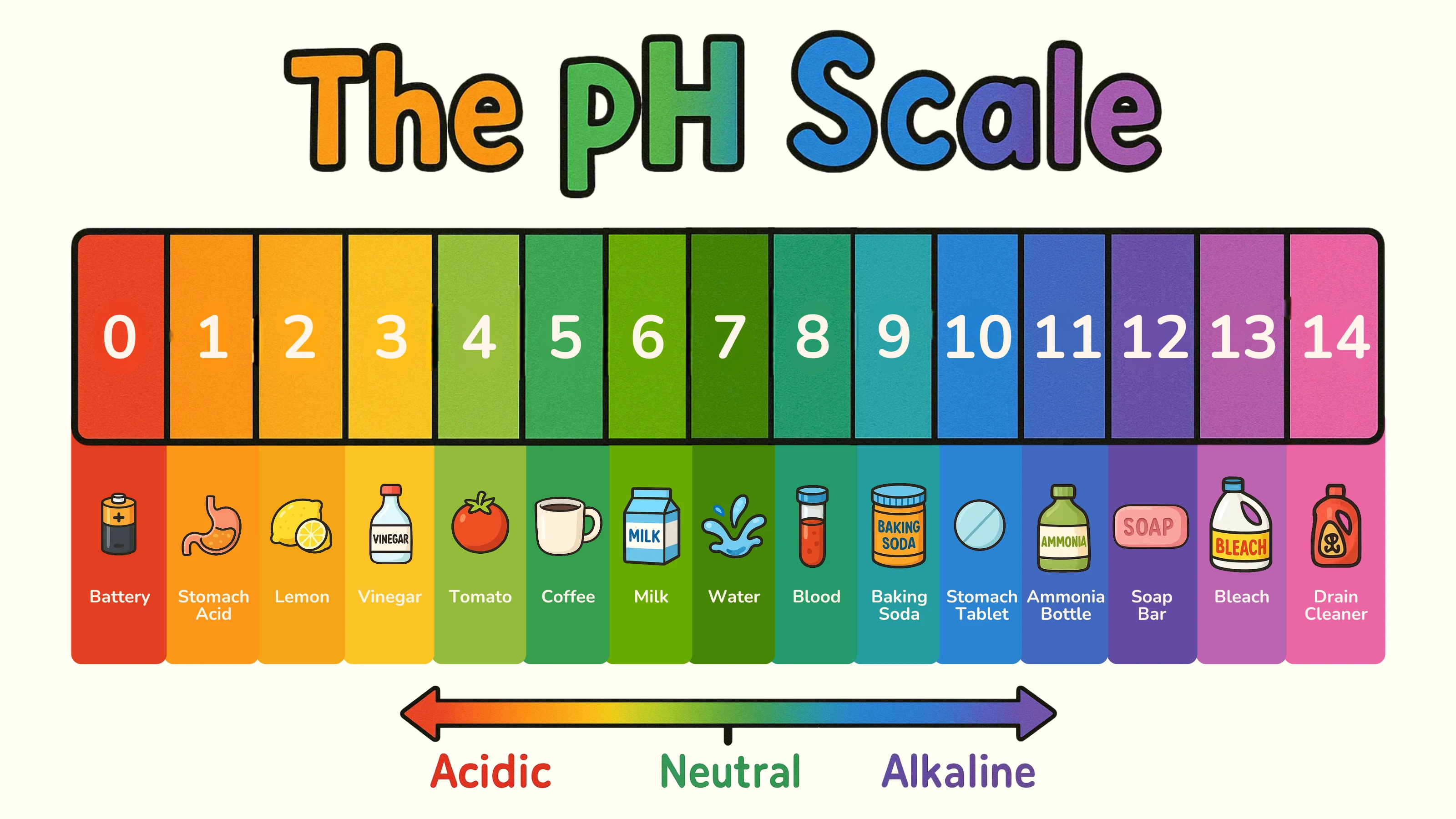 PH Scale Diagram
