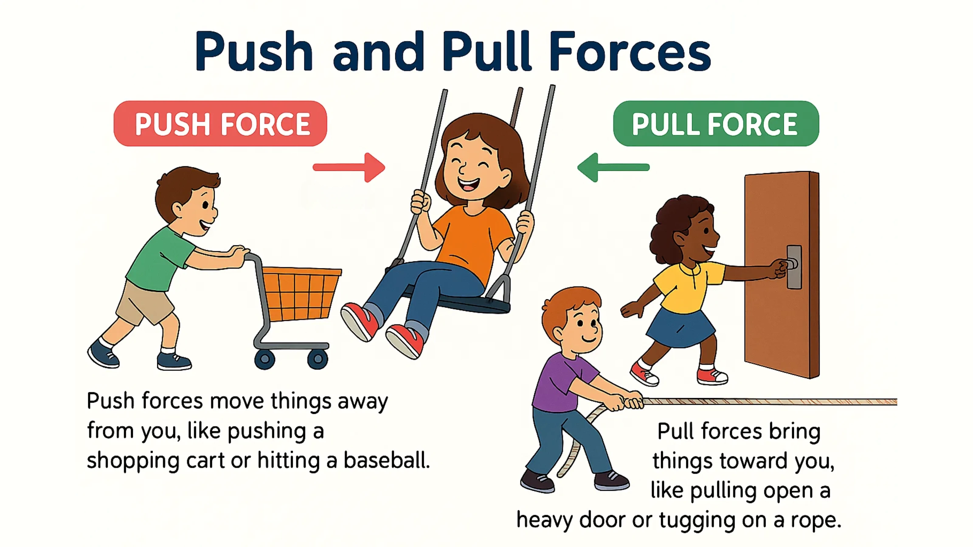 Push and Pull Diagram