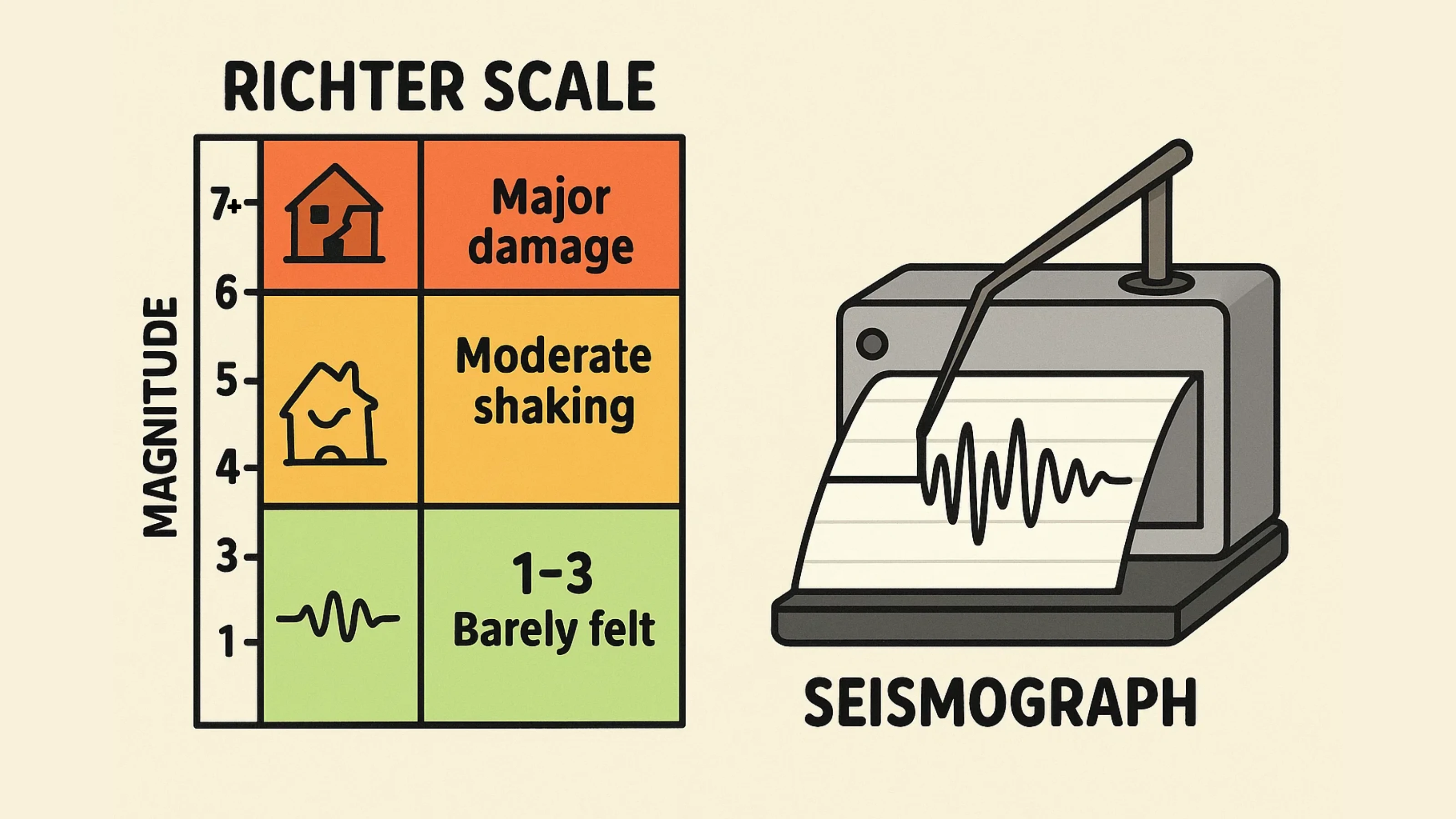 Richter Scale Diagram