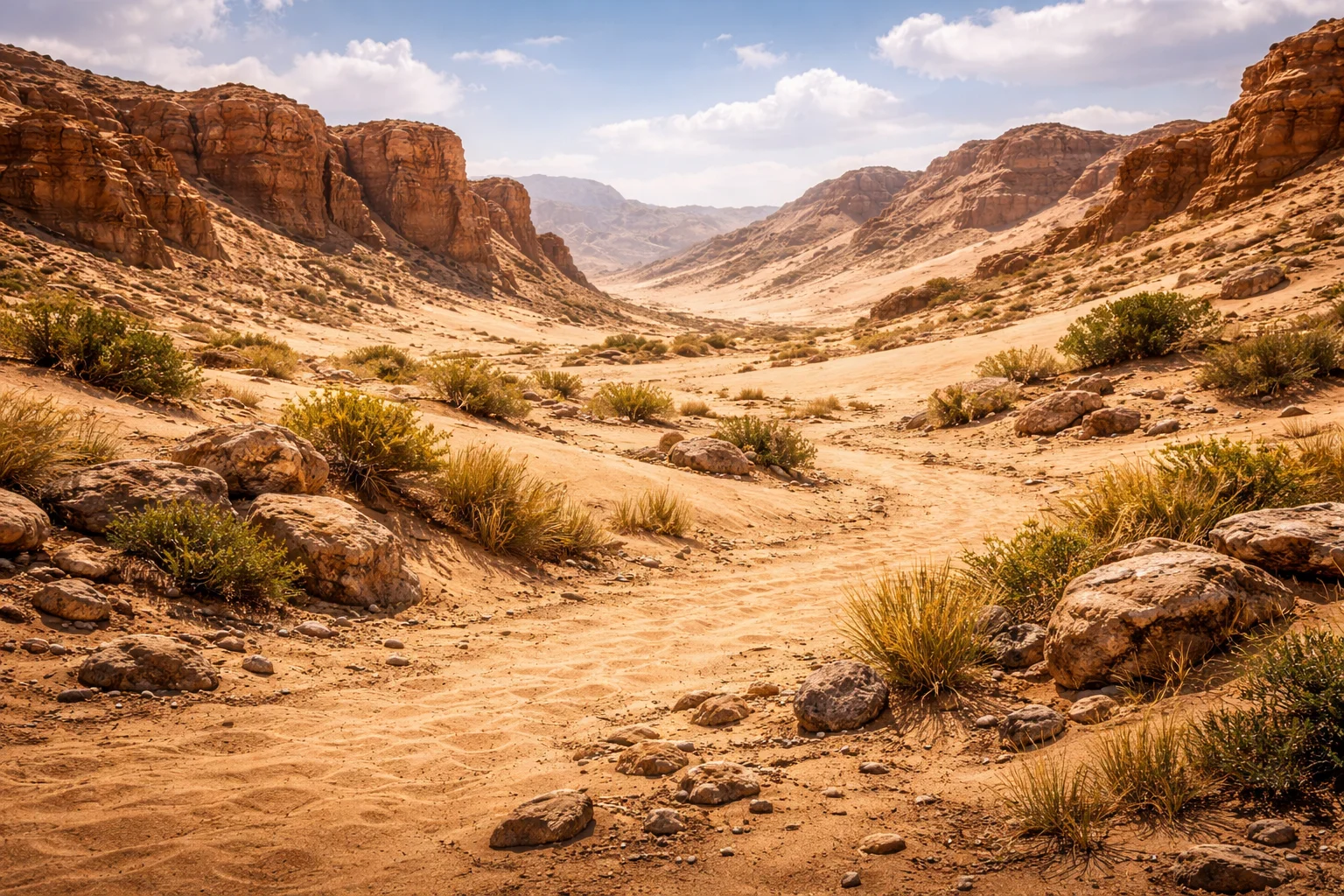 Gobi Desert Landscape
