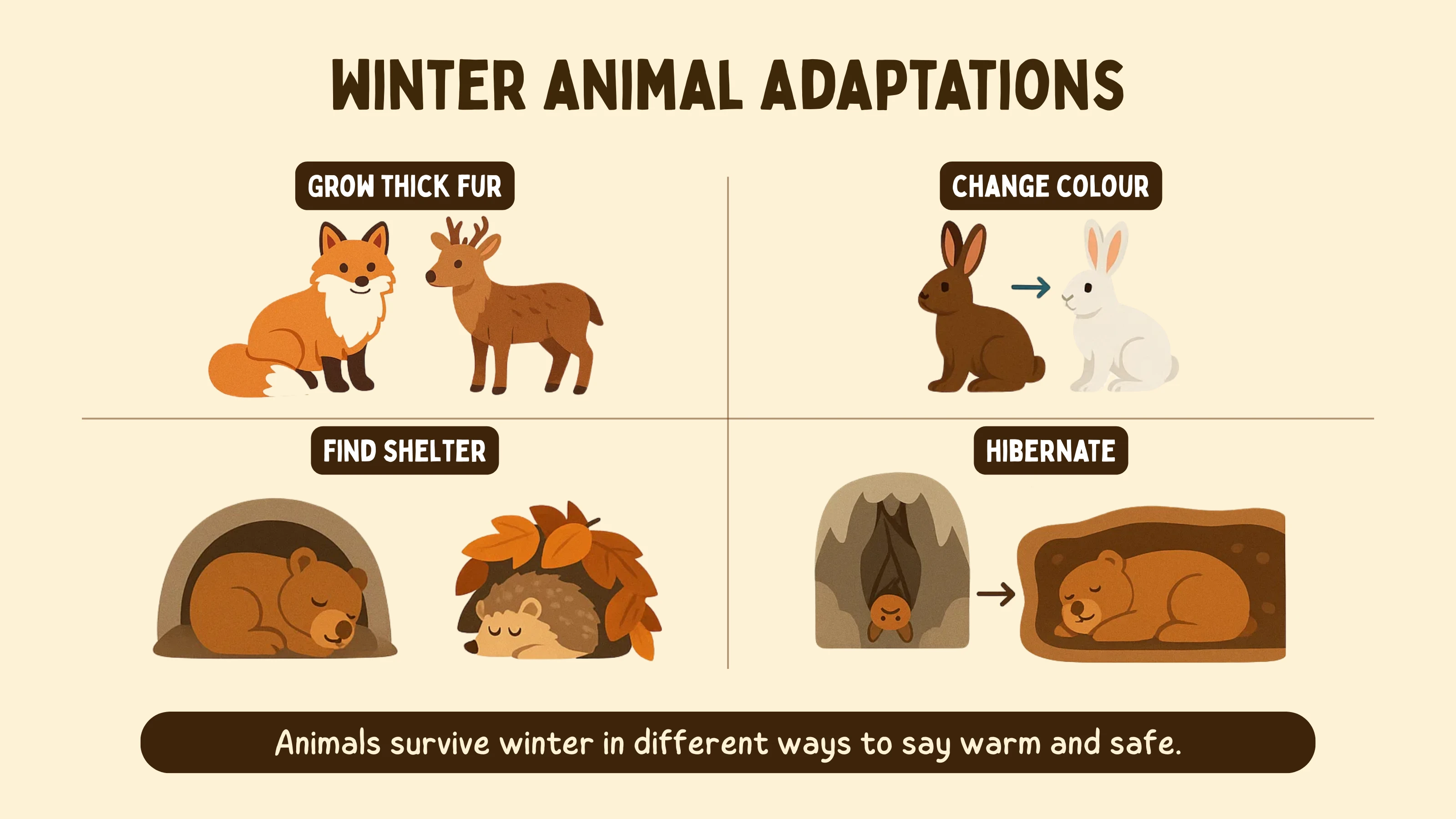 Winter Animal Adaptations